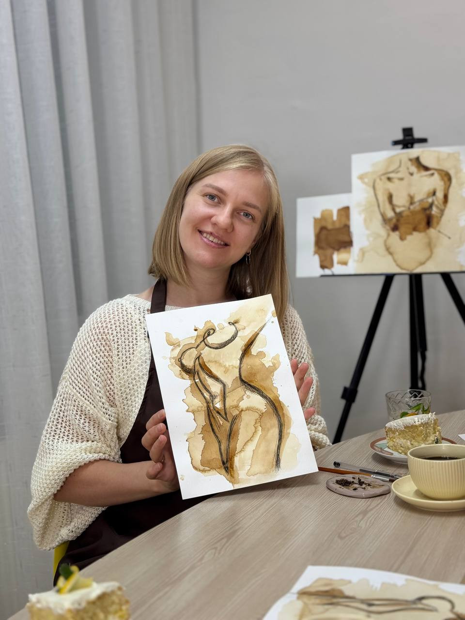 Кофейная живопись в Киеве