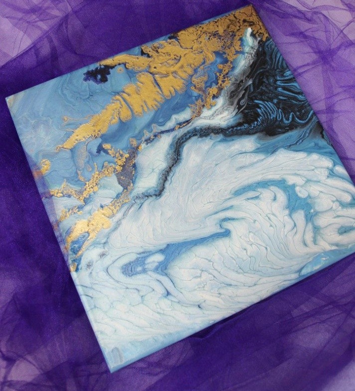 Картина в техніці Fluid-art у Черкасах