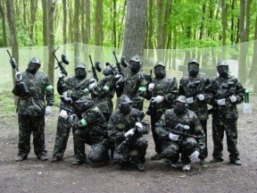 Игра в пейнтбол для компании в Запорожье