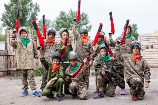 Детский пейнтбол в Харькове
