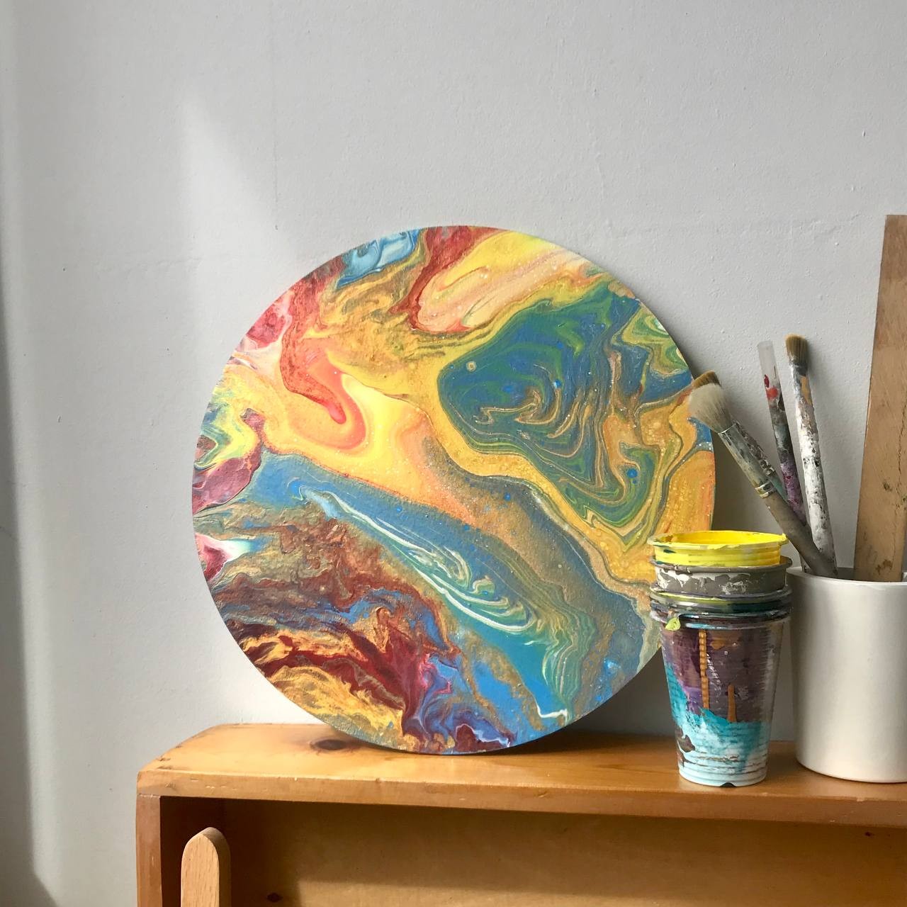 Мастер-класс Fluid Art во Львове