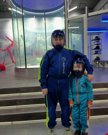 Полет в аэротрубе  в Днепре