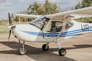 Ознакомительный полет на самолете К-10 Swift во Львове