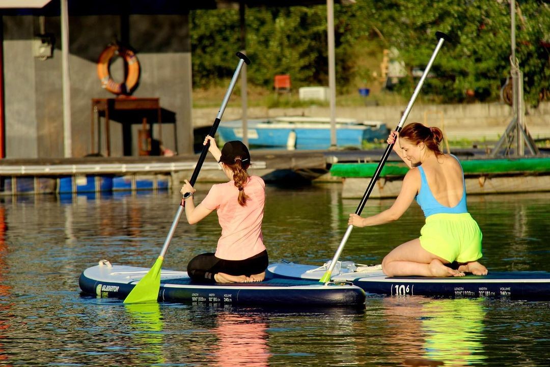 Прогулка на Sup board, прокат Сап в Днепре