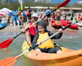 Прогулка на каяках в Харькове