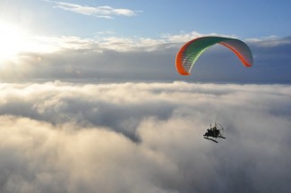 Політ на паратрайку в Тернополі