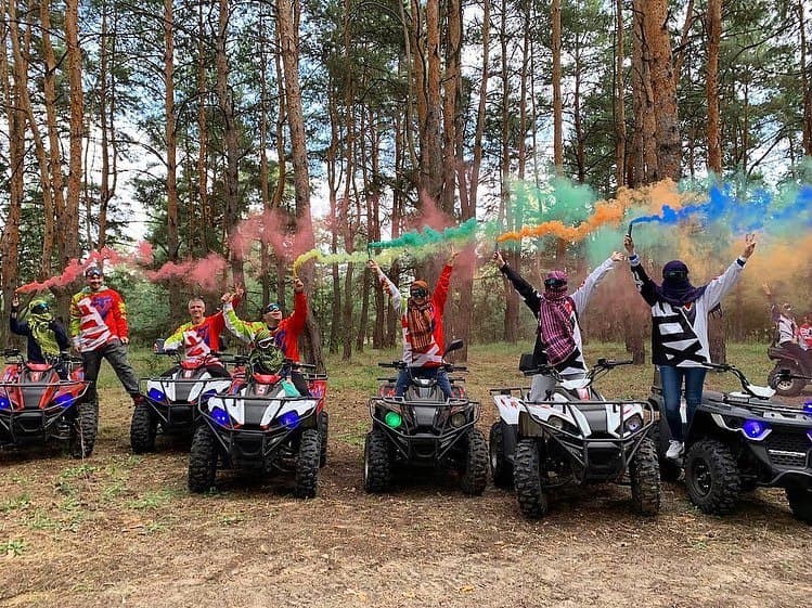 Прогулка на квадроциклах в Днепре