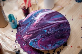 Мастер-класс Fluid Art в Виннице
