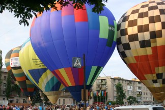 Полет на воздушном шаре в Киеве
