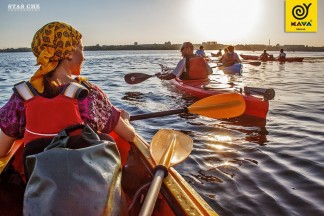 Прогулка на каяках в Запорожье