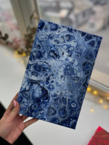 Мастер-класс флюид арта на холсте для детей в Киеве