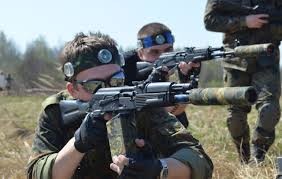 Командный лазертаг во Львове
