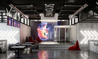 Полет в аэротрубе  в Днепре