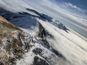 Полет на самолете (р. Днестр, Буковель, г. Говерла, Поп Иван, Петрос, Хомяк)