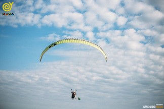 Полёт на параплане в Днепре