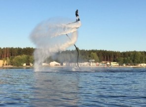 Полёт на флайборде в Харькове