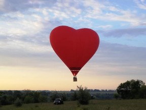 Романтический полет на шаре в Днепре