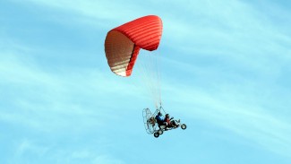 Полет на паратрайке в Тернополе