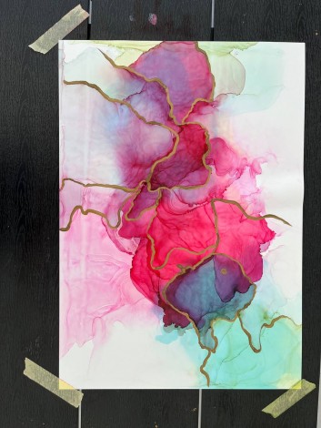 Майстер-клас алкогольними чорнилами у Львові