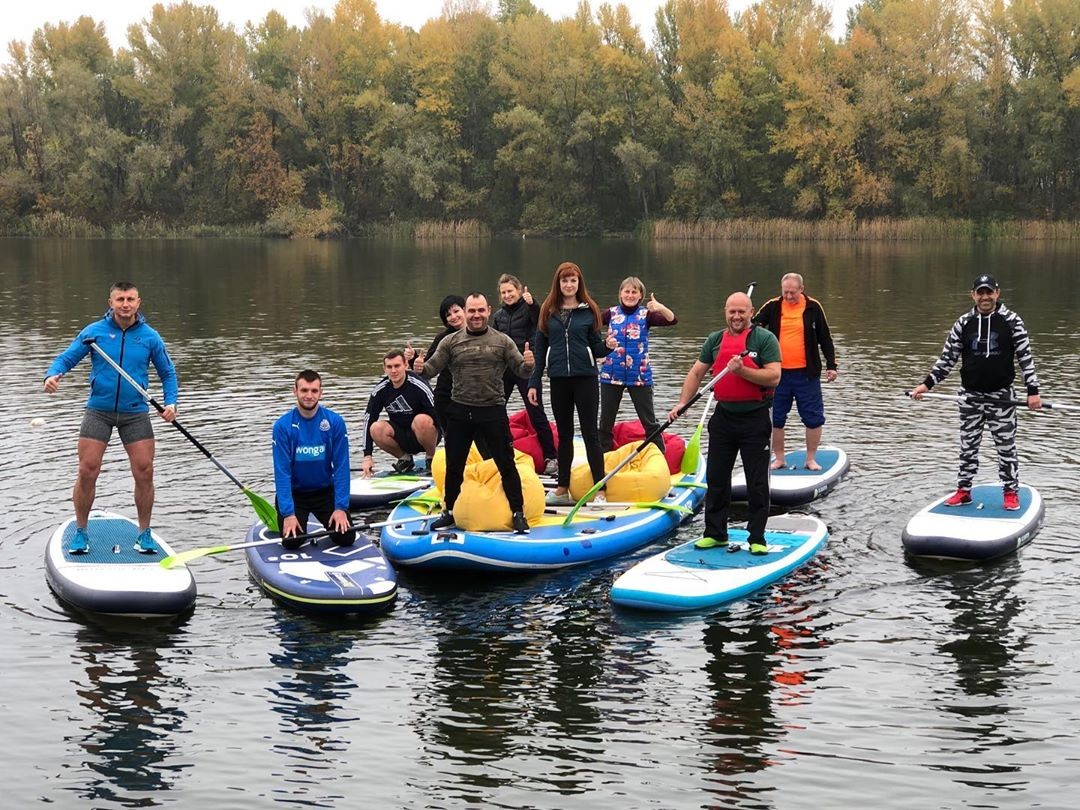 Прогулка на Sup board, прокат Сап в Днепре - фото 9