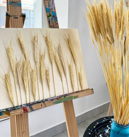 Майстер-клас картини з колосків у Львові