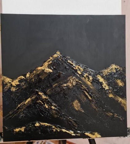 Майстер-клас текстурної пасти + поталь у Тернополі