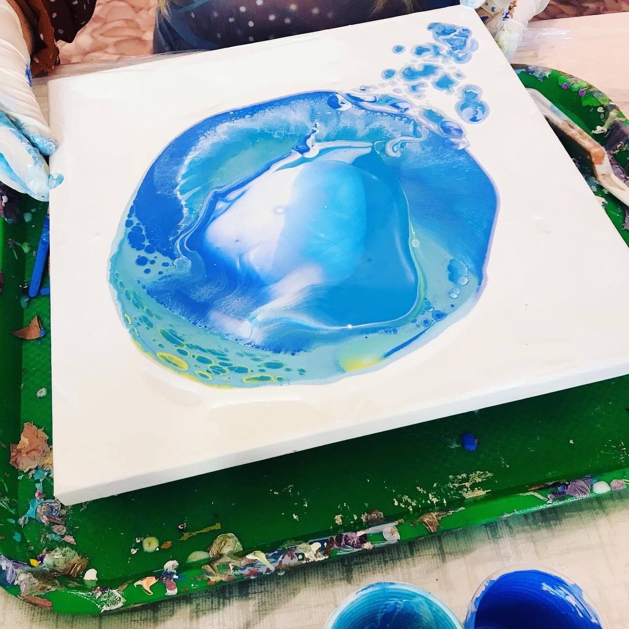 Мастер-класс Fluid Art во Львове - фото 1