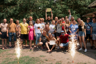 Корпоратив для компании Крем кофе - г. Кременчуг