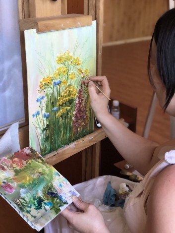 Майстер-клас з олійного живопису у Кривому Розі