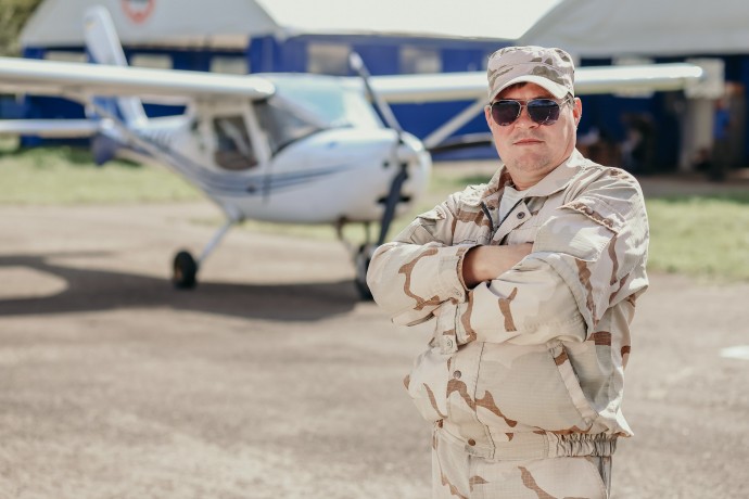 Ознакомительный полет на самолете К-10 Swift во Львове