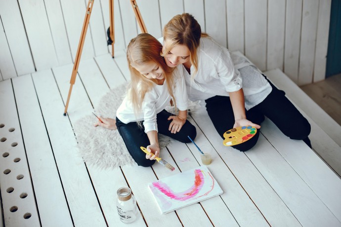 Арт-терапія для мами й донечки