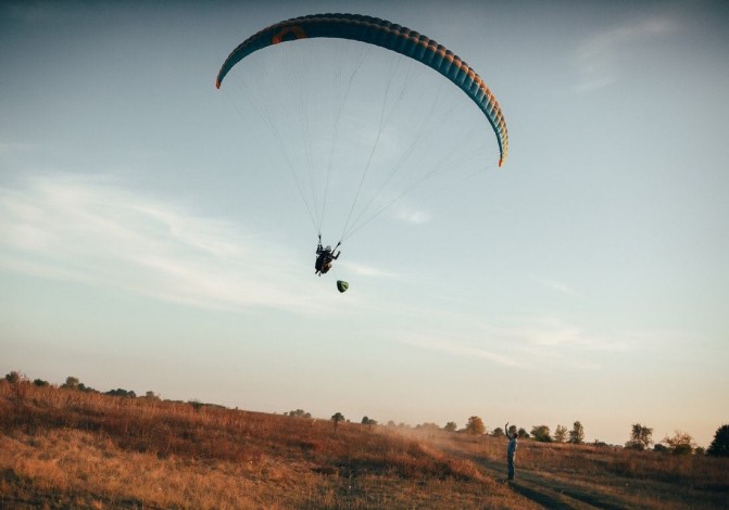 Увлекательный полет на параплане во Львове
