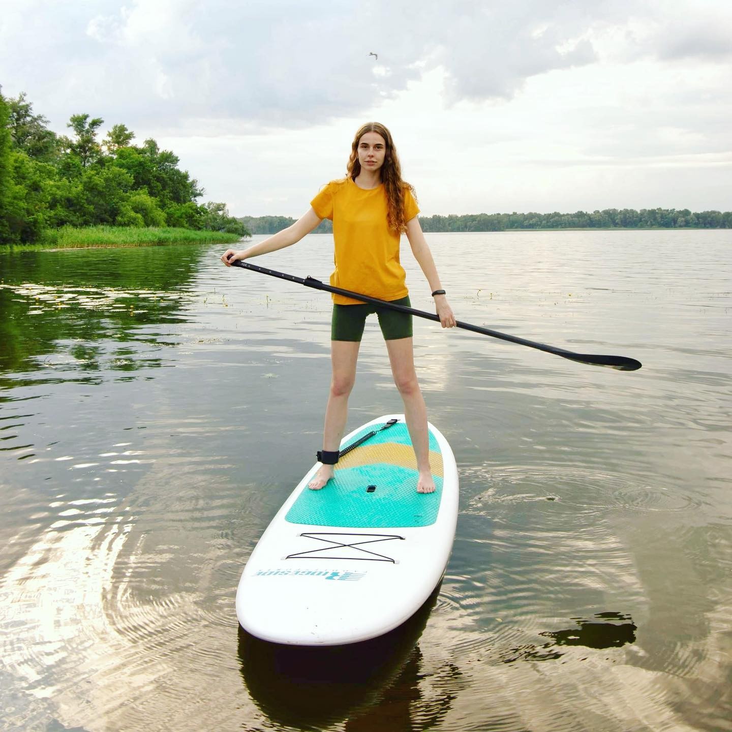 Прогулка на Sup board, прокат Сап в Днепре - фото 7