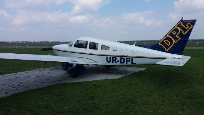 Полет на 4-х местном самолете Пайпер Дакота в Днепре
