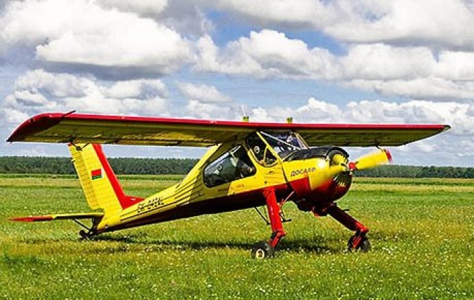 Полет на 4-х местном самолете Вильга, Чернигов