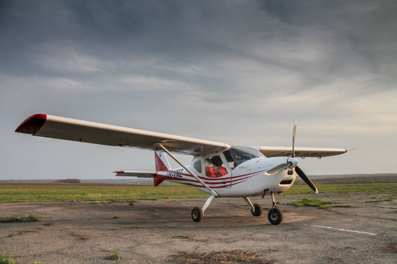 Полет на самолете Swift K-10 ХИАТ в Запорожье - фото 5