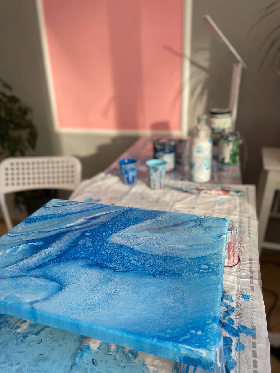 Майстер-клас Fluid Art у Вінниці - фото 2