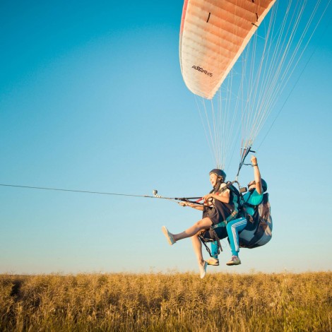 Політ на параплані в Тернополі