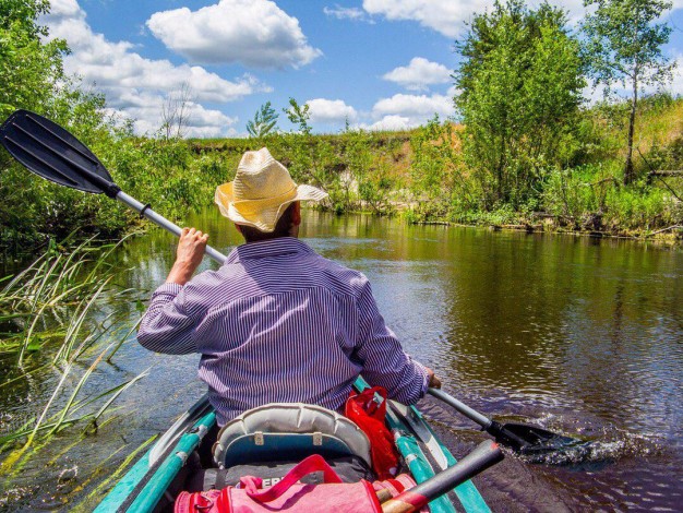 Прогулка на каяках в Запорожье