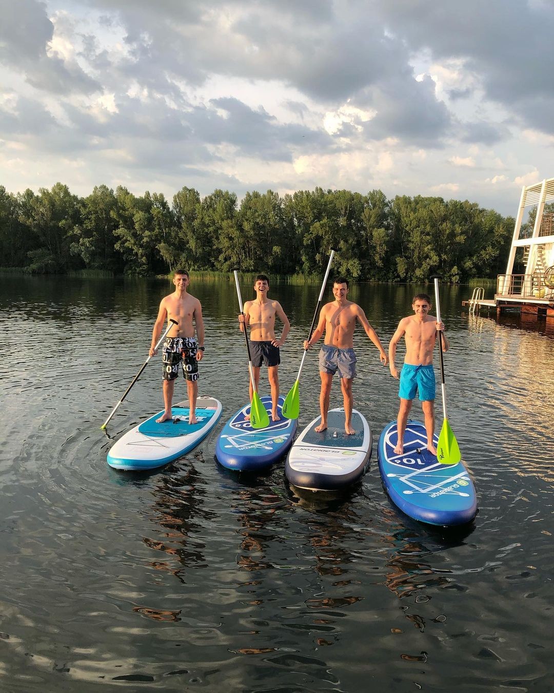 Прогулка на Sup board, прокат Сап в Днепре - фото 18