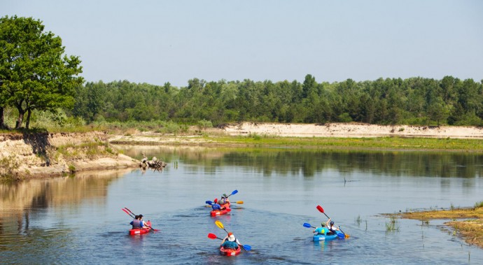 Прогулка на каяках в Харькове