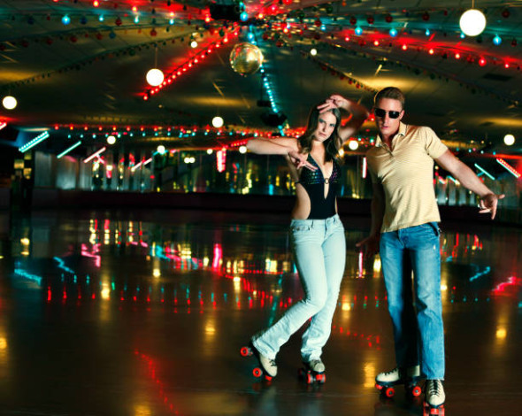 Вечеринка на роликах в Киеве