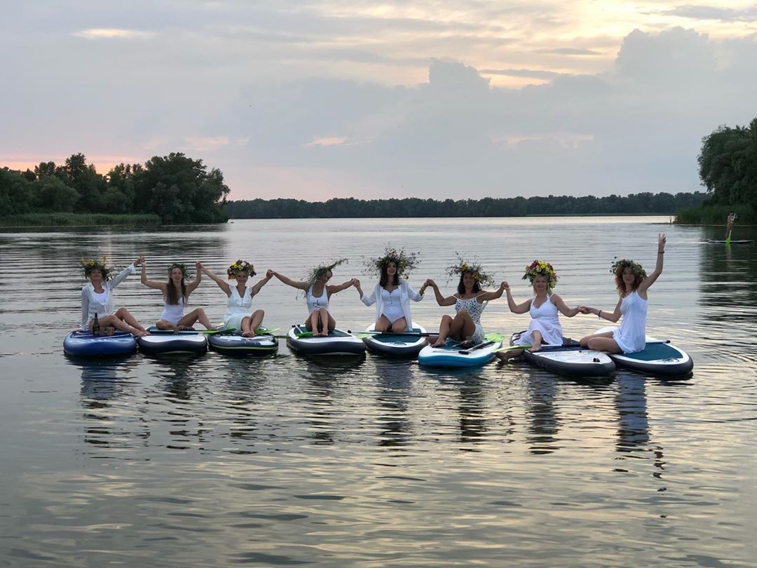 Прогулка на Sup board, прокат Сап в Днепре - фото 21