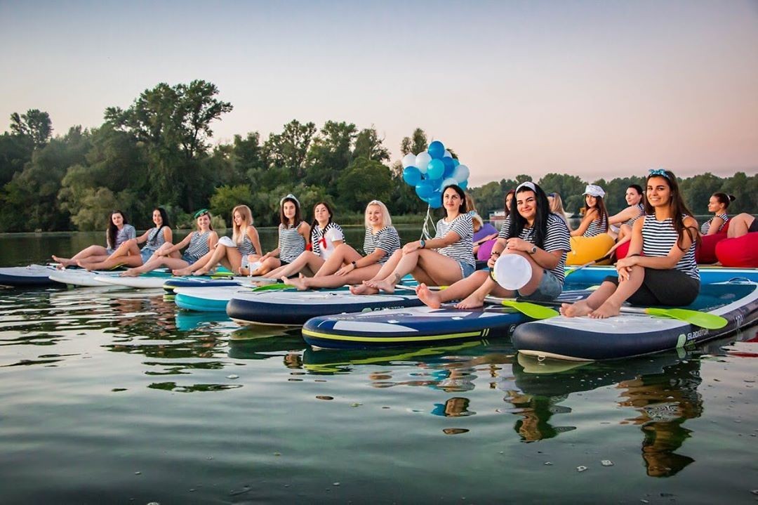 Прогулка на Sup board, прокат Сап в Днепре - фото 10