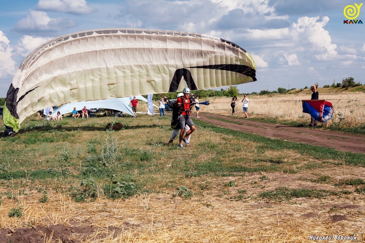 Полёт на параплане в Днепре - фото 12