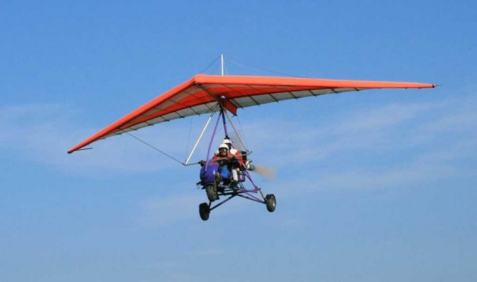 Політ на мотодельтаплані біля Львова