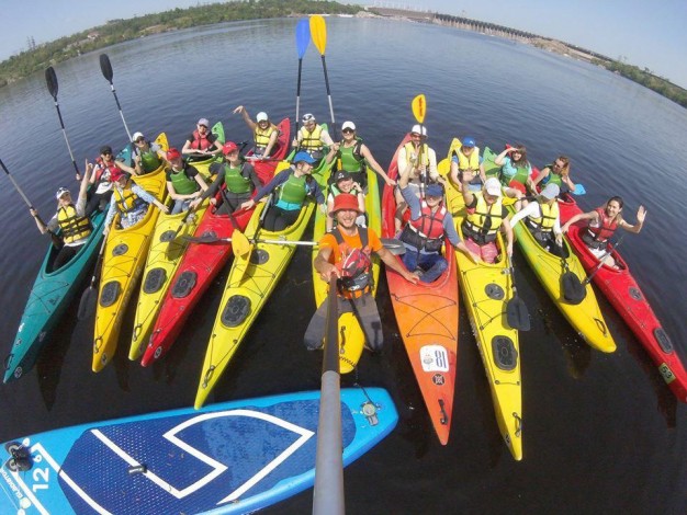 Сплав на байдарках по Днепропетровской области
