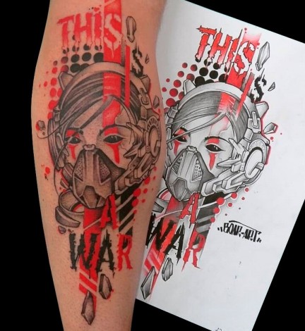 Татуировка в тату салоне в Чернигове на подарок