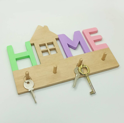 Майстер-клас  з різьблення -  Ключниця HOME - фото 1