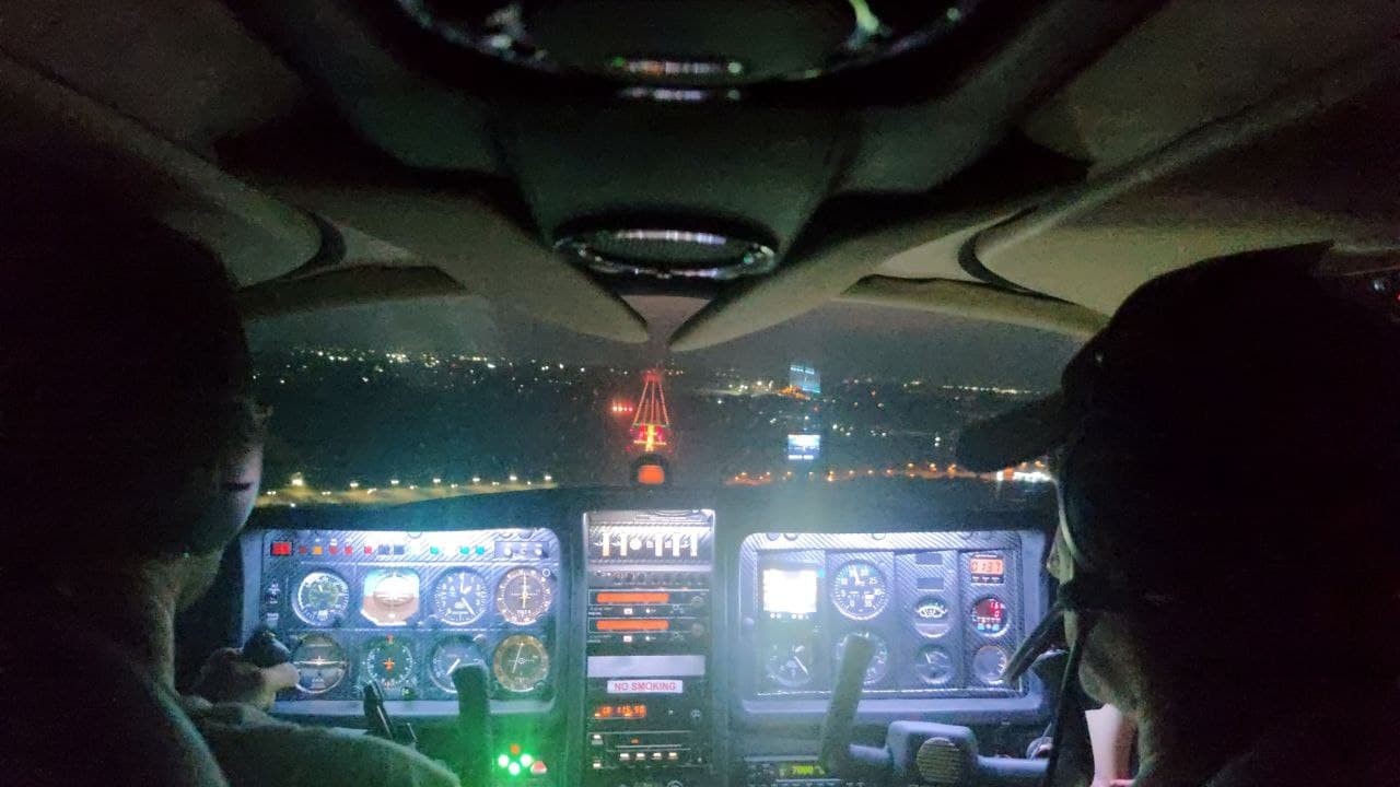 Ночной полет вокруг Львова на самолете Socata ТВ-20 - фото 9